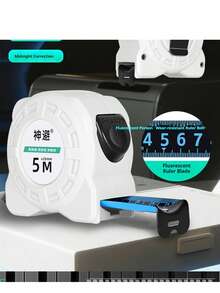 Glow In The Dark Tape Measure With Self-Lock Function, Heavy-Duty & Shockproof For Contractors And DIY Projects, Rubber Shockproof Case For Construction, Carpentry, Low-Light Conditions - Glowing Tape Measure With Self-locking Function - View 13