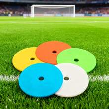 10片装15.5厘米平地标志垫，足球训练平地标记垫，网球场标志垫