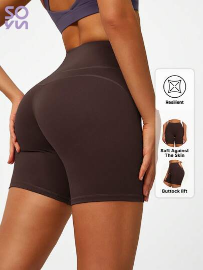 Soyun Women's One-Piece Hip-Lifting Tight-Fitting Nude-Feel Yoga Pants Suitable For Outdoor Cycling Fitness And Yoga