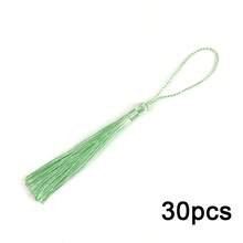 30pcs Tassels 8+5cm Long Pendant Craft Bookmark Keychain Tassels, Jewelry Making Keychain Tassels, Graduation Mini Tassels, Bookmark Tassels , DIY Materials