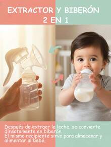 Extractor de Leche Manual de PP Alimenticio 150ml, Portátil y Compacto, Fácil de Usar y Limpiar, Recolector Confiable y Eficiente para Lactancia Materna, Diseño que Ahorra Esfuerzo - transparente - Ver 4