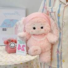 童话系列毛绒小羊玩偶，可爱兔子毛绒抱枕，抚慰人心的毛绒玩偶，治愈系生日礼物 - 彩色 - 查看 4