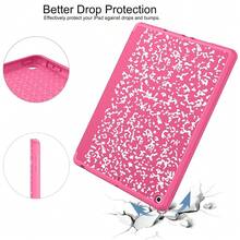 Case For IPad 9th Generation 2021/8th Gen 2020/7th Gen 2019 With Pencil Holder - Premium Shockproof Case With Soft TPU Back Cover & Auto Sleep/Wake For IPad 10.2 Inch, Book Hot Pink,A-BookHotPink - A-bookHotPink - View 6