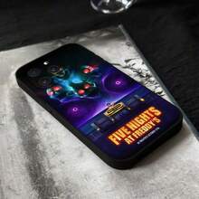 Funda de teléfono W-Fnaf-e-Fives-nights-At-Freddys compatible con  17,16,15,14,13,12,11 Plus, Pro, Max, XR, XS, X, 7, 8 Plus, Mini, silicona negra, funda compatible con  17 pro max, funda  17 pro, funda  17, funda  16 pro max - z8 - Ver 13