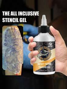 120ml High Quality Fast Drying Tattoo Transfer Gel, Large Capacity, Smudge-Proof Tattoo Tool - Multicolor - View 1