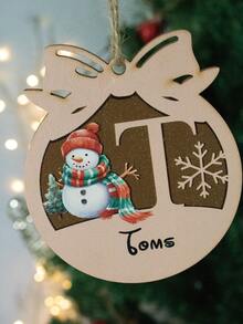 Custom Christmas Decorations With Name, Personalized Christmas Tree Decorations, Customized Christmas Ornaments, Customizable Christmas Gifts, Bow Christmas Ornament, Diy Ornaments, Christmas, Party Decorations, Living Room Decor, Indoor, Outdoor, Garden, Room Decor, Mom, Dad, Family,Elegant Living,Artful Living - Style a - View 22