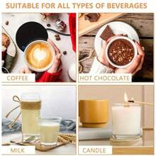 Calentador de taza de café de 4 pulgadas a 55°C, alfombrilla eléctrica para mantener la temperatura constante para bebidas calientes como café, leche, té y chocolate caliente, color plateado