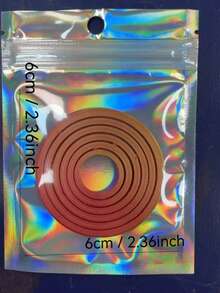 3D Printed Novelty Spinning Stress Relief Ring, Adult Fun Gift - Made Of PLA Material, Suitable For Office And Gaming / Mini Creative Toy With Spinning Physical Gyroscope Design - Multicolor - View 2