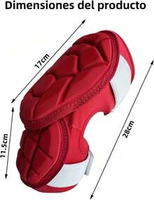 THJOPOKEEL Guardia del Codo Compacto para béisbol y softbol,Equipo de protección del antebrazo para la práctica - Rojo - Ver 9