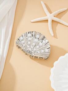 2025 Fashionable Pearl & Shell Hair Clips, Minimalist Ocean Style, Gift, Summer - Multicolor - View 3