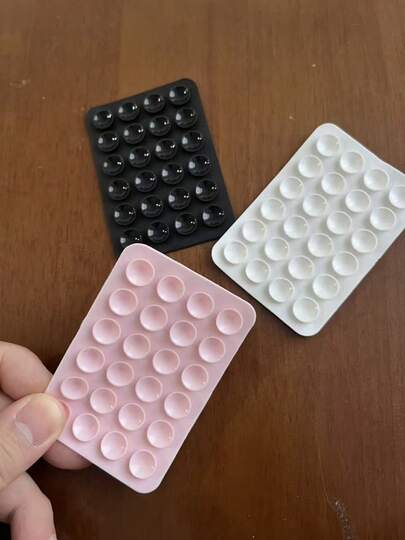 Soporte de teléfono con ventosa de silicona, agarre de teléfono con ventosa, Octobuddy, agarre de teléfono adhesivo, soporte de teléfono adhesivo para teléfono celular con adhesión sin costuras, adecuado para baño, cocina, dormitorio, sala de estar, comedor, gimnasio, automóvil, artículos esenciales de viaje