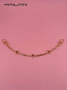 HAILIAN 这款合金链采用四叶草设计。四叶草象征着好运，每片叶子分别代表人们人生中渴望的四样东西：名誉、财富、爱情和健康。这款产品可用作包带延长链、肩带或包包配件。它也是节日、生日、万圣节和圣诞节馈赠亲朋好友的绝佳小礼物。 - 紅色 - 查看 6