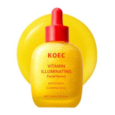 KOEC جوهر مضيء بالفيتامينات - جوهر مضيء بالنياسيناميد، يرطب ويكسب البشرة نضارة، يقلل من التصبغات