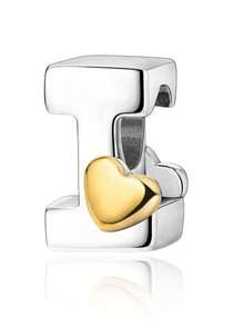 1pc Personalized Smooth A-Z Letter Pendant Bracelet, Women's DIY Customized Name Initial Adjustable Bracelet - Silver-heart Letter - View 20