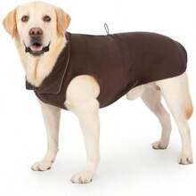Chaleco Polar para Perro, Suéter Cálido, Chaqueta Polar, Abrigos de Invierno con Ropa Reflectante para Clima Frío(Brown XL) - Multicolor - Ver 2