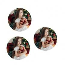 1/3个个性化照片加厚冰箱贴 - 定制照片硬磁铁 - 黑色磁性背衬 - 家居装饰礼品、情人节礼物、送她的礼物、送他的礼物、送妈妈的礼物、送朋友的礼物、家居装饰、装饰品、个性化礼物、定制礼物