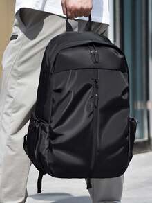 Black Fashion Backpack For Men – Stylish, Spacious & Durable Multi - Compartment Backpack With Ergonomic Straps, Modern Design & US - Based 2 - 7 Day Delivery, Perfect For Work, Travel, Daily Commutes & Urban Adventures, Featuring Water - Resistant Fabric, Secure Zippers, Ample Capacity For Laptop, Tech Gear, Documents & Essentials, Expertly Crafted To Elevate Your Everyday Style With Practical, Chic Sophistication, Ideal For Fashion - Forward Professionals, Travelers & Urban Dwellers To Stay Organized, Stylish & Efficient On Every Occasion In Effortless Design That Blends Functionality And Modern Fashion Seamlessly, A Versatile Companion To Keep Your Belongings Tidy And Your Style On Point From Office Meetings To Weekend Explorations - 彩色 - 查看 5