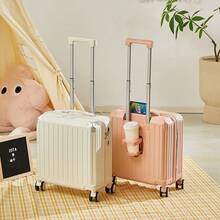 18 2 Hộp đồ chơi xoay cứng đơn giản màu đỏ phấn, Giá đỡ cốc kiểu Nhật kèm máy móc - Khóa TSA, Chất liệu ABS+PC, Tay cầm bằng sắt, Vali kéo xoay 360°, Vali kéo có bánh xe, Vali du lịch, Vali vỏ cứng, Vali xách tay có bánh xe, Vật dụng cần thiết khi đi du lịch, Bền bỉ, Dành cho nam, Dành cho nữ, Dành cho kỳ nghỉ, Dành cho công tác, Dung tích lớn, Phụ kiện du lịch, Hộp đựng đồ du lịch, Đồ dùng du lịch - trắng - Xem 8