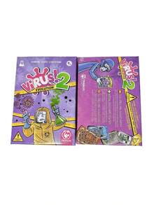 病毒！卡牌游戏 - 策略型家庭及成人派对游戏，趣味十足，竞技性十足，纸质材质，棋盘游戏风格卡牌，适合14岁以上玩家