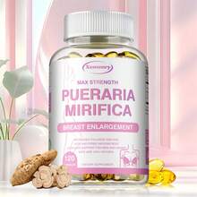 Pueraria Mirifica - Supports Women's Health, Balances Estrogen, Promotes Cell Growth, Relieves Menopausal Symptoms, Non-GMO2025 - 60 Viên nang - 3 lọ - Xem 2