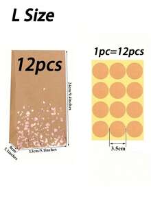 Bulk Elegant Rose Golden Kraft Paper Gift Bags Set With 12 Stickers - Beige & Golden Durable Kraft Paper, Golden Accent Packaging For Weddings, Birthdays, Showers, Tea Parties - Bulk Gift Wrap Supplies, Izable Label-Friendly - Multicolor - View 8