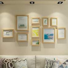 Modern Minimalist Art Display Wall Photo Frame Hanging Combination Photo Wall For Living Room Bedroom Background Wall, Includes Landscape Photos