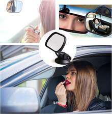 Espejo Retrovisor para Bebé Auto, Rotación de 360 °   Espejo de Observación de Coche para Bebés para el Asiento Trasero Baby Safety Mirror para Vigilancia, Espejo Convexo de Gran Angular - 1 - Ver 3