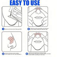 30/100pcs Anti-Snoring Nose Strips, For Snoring Relief And Breathing Improvement, Anti-Snoring Device - 彩色 - 查看 3