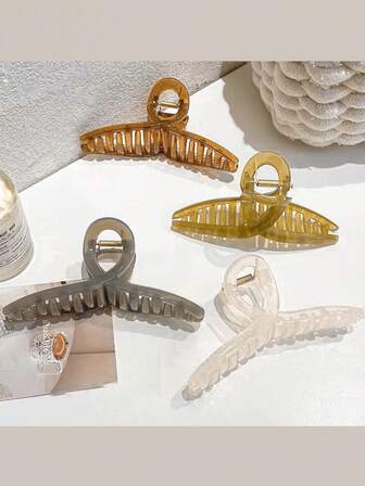 1/4个优雅简约大号发爪夹，发爪发饰，节日礼物，情人节礼物，生日礼物，圣诞袜填充物，女士圣诞袜填充物，圣诞礼物，礼物，圣诞袜填充物，女士礼物，礼物，圣诞礼物，成人圣诞袜填充物，成人圣诞袜填充物，发饰，女士配饰，圣诞袜填充物，成人礼发饰，圣诞发饰，女士礼物创意，美容圣诞袜填充物，女士圣诞礼物