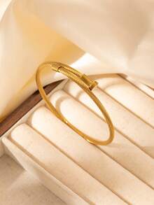 Vòng tay thiết kế dây thép không gỉ dệt thời trang độc đáo, phù hợp cho cả nam và nữ, phụ kiện tối giản lý tưởng, tiệc tùng ngày lễ, quà tặng sinh nhật và quà tặng. Trang sức cho dịp đặc biệt, trang phục thường ngày, thiết kế, vòng tay thanh lịch, kim loại chất lượng cao, chất liệu không gây dị ứng, trang sức unisex, phụ kiện đa năng, người mua quà tặng, người đam mê thời trang - vòng đeo tay - Xem 14