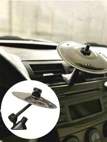 Car Tambourine – Tool-Free Installation, With Ventilation Holes/Stand Clamp, Suitable For All Car Models, Compact And Stylish Accessory For Drummers And Music Lovers, Metallic Finish, Sturdy And Durable - Multicolor - View 4