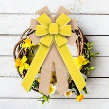 Cinta de Borde con Alambre de Color Beige - 2. 5 Pulgadas, 10 Yardas, Cinta de Decoración de Arpillera para Fiestas, Manualidades y Decoración de Boda - Estilo Clásico y Floral - Yarm - Ver 6