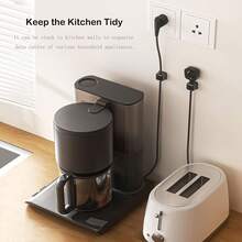 3 Pieces Cable Clips, Strong Self-Adhesive Wire Organizers - Multipurpose Cord Holders For Desk, Nightstand, Wall, Car & Office, Sticky Wire Management Clips For Phone Chargers, Headphones, Computer Cables & Electronic Device Wires, Reusable Cable Organizer Clips To Keep Cords Tidy At Home, Office & In Car - Black - View 7