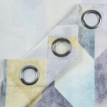 Leeva Kitchen Curtains 63 Inches Long,Privacy Protection Drapes Curtain Panels Colorful Geometric Pattern Window Treatment For Living Dining Room, 2 Pieces, 52 X 63,52inchWx63inchL(Packof2),C2 - C2 - 查看 8