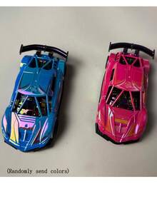 Large Alloy Die-Cast Toy Car, Inertial Front-Wheel Drive Car, Sports Car Model, Toy Car, Toy For Boys, Children Toy Car, Random Color And Pattern Toy Car - Multicolor - View 14