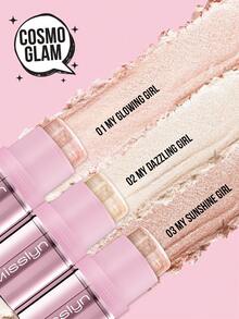 Misslyn 光彩照人，魅力四射！高光粉，易于涂抹，质地轻盈顺滑，蕴含细腻珠光，可层层叠加晕染，持久显色，亲肤配方。 - #01 - 查看 7