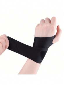 1pc Swirl Tendon Sheath Wrist Brace, Seamless Knit, 0.09cm/0.03in Ultra-Thin, Double-Layer Wrap-Around Compression, Enlarged Palm Design For Comfort, Breathable Wrist Support Sleeve, Open Design For Easy Wearing - Multicolor - View 11