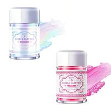 彩虹色可食用闪光粉 - 5克彩虹光泽粉饮料闪光粉,适用于鸡尾酒、蛋糕、饮料、巧克力和糖果 - 彩色 - 查看 26