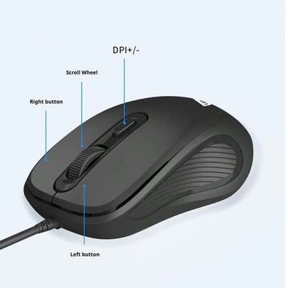 Lenovo M03 Wired Mo…
