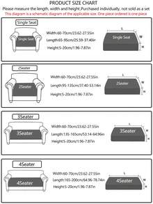 1件装弹力沙发坐垫套，雪尼尔纯色通用防滑沙发保护套，全覆盖沙发毯，防尘防污，可机洗，不褪色，宠物友好，可调节尺寸，适用于L型沙发，适合卧室、办公室、客厅等场所。 - 淺灰色 - 查看 3
