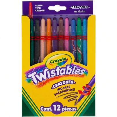 ershunCrayola 12 Crayones TwistablesCrayons