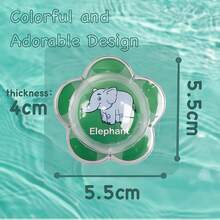 Floating Letter Bath Toy, Combining 26 Letters And Animal Words For Learnning, Kid's Educational Toys, For Bathroom/Bathtub/Sink Play, Christmas/Halloween Gifts Are In The Local Warehouse - White - View 6