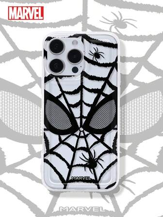 Marvel 正版漫威授权/卡通人物图案透明气垫手机壳，兼容 17/16/15/14/13/12/11/17 Pro Max/XS/XR/XS Max，防摔磨砂后盖