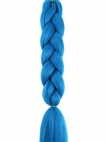 1 Lumi Braided Wig, Witcher-Style Wig, Pre-Braided Style, Purple Synthetic Fibre Braided Wig, Suitable For Braided Styles, Cosplay, Roleplay, Festival Parties, New Year Celebrations, Anime Character Impersonation, Party Costumes - Multicolor - View 15