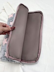 1件装学生笔记本电脑保护套，适用于11英寸/13英寸/15英寸笔记本电脑，星空印花毛绒休闲男女通用保护套，兼容Macbook、HP、ASUS等品牌，适合女生、青少年、男生、大学生使用。另有9-15英寸平板电脑保护套，防震设计，适用于iPad Air 4/5/Pro等机型，防水旅行必备。 - 灰色 - 查看 9