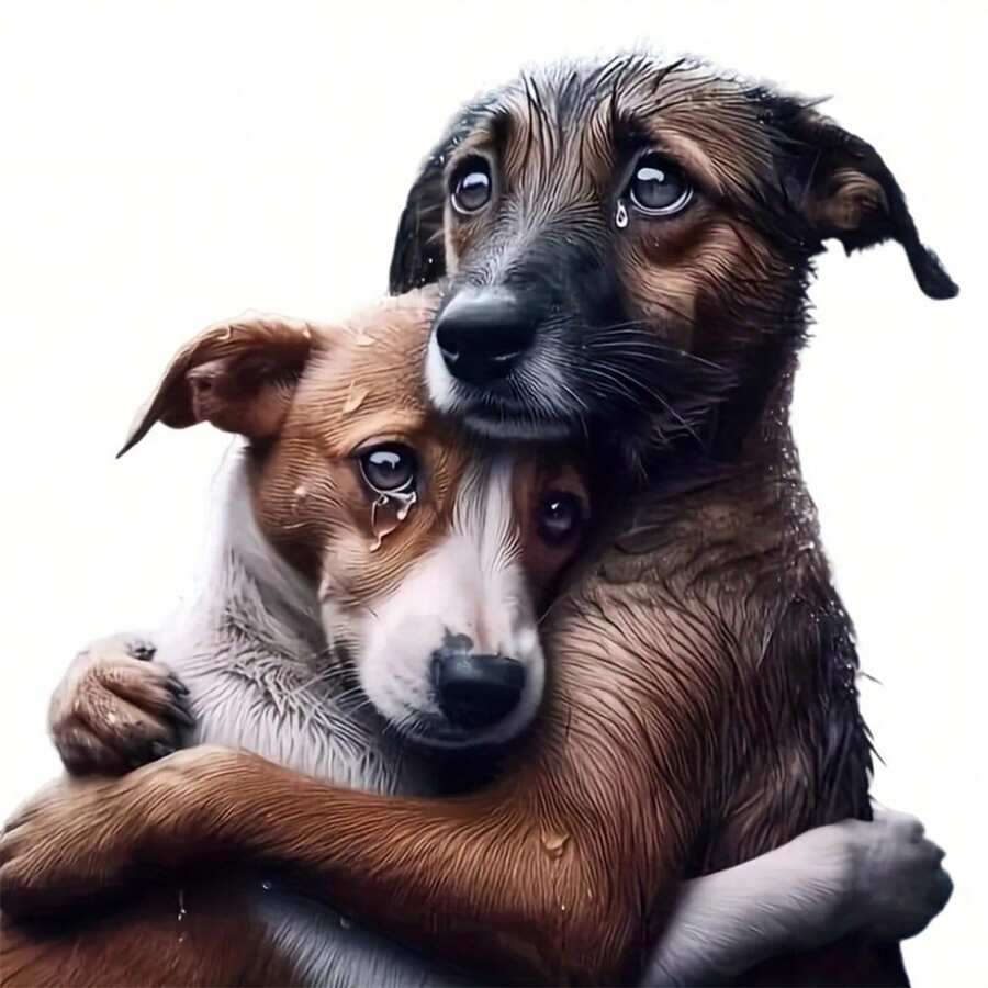 1pc/2pcs/3pcs Two Puppy Iron-On Stickers, Heat Transfer Stickers Suitable For DIY Pillow, T-Shirt, Clothing, Canvas Bag, Hoodie, Backpack, Jeans