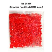 1000/12000 piezas de cuentas de fusión hechas a mano de 2,6 mm y 5 mm, kit de cuentas de fusión - materiales de manualidades para pulseras, pendientes, paneles de arte de píxeles y suministros de manualidades DIY, regalo creativo para niños y niñas en Navidad y Año Nuevo
