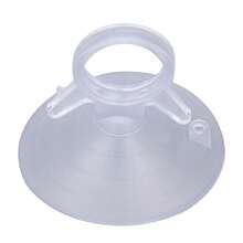 Ventosas de Plástico Transparente de 10 Piezas con Bucles, Parasol de Parabrisas de Vidrio para Coche, Ventosas Transparentes, Ventosas Resistentes para Superficies de Vidrio - 1 - Ver 3