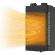 Calentador Electrico para Hogar de 1500W, Calentador de Cerámica Portátil, Protección Contra Sobrecalentamiento y Vuelco, para Casa, Oficina, Baño - Mecánica - Ver 10