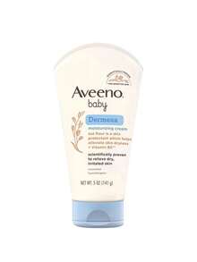 Aveeno Baby Dermexa 保湿霜，质地丰润，柔滑易涂抹，温和不油腻，多效修护，强化肌肤屏障，适用于婴幼儿肌肤，日常护肤，韩妆，韩国彩妆，141克/4.97盎司。